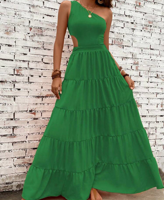 Vestido verde.