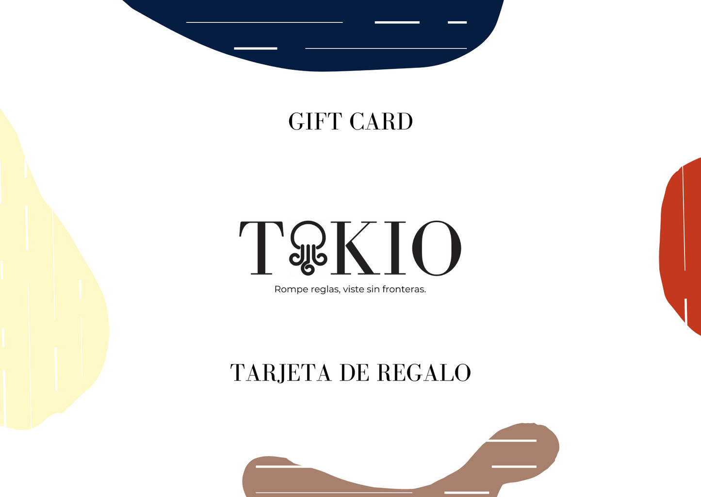 Tokio tarjeta de regalo.